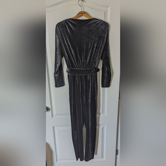 Smash + Tess Very Velvet Jumpsuit Medium Birds Papaya Collab LIKE NEW - Picture 2 of 5